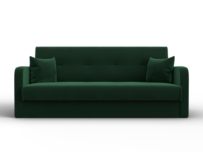 Диван-книжка Надежда, Велюр, SEVEN 626 зеленый