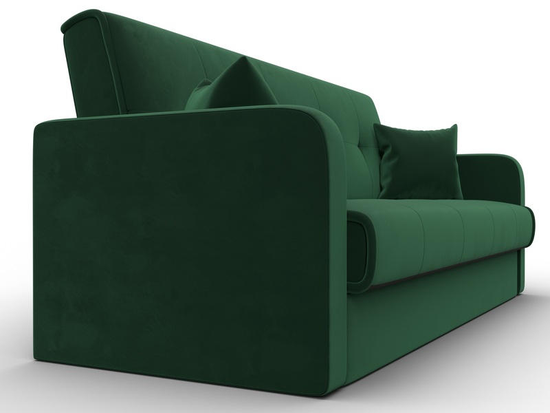 Диван-книжка Надежда, Велюр, SEVEN 626 зеленый