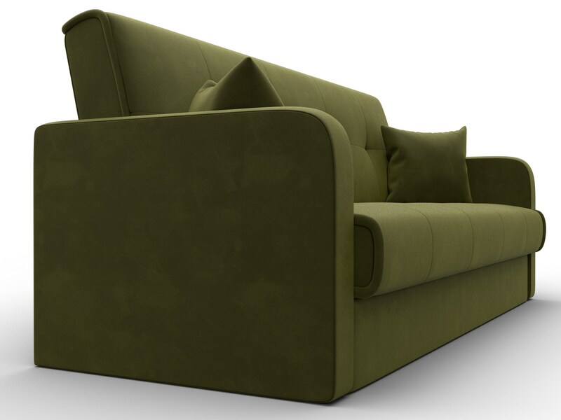 Диван-книжка Надежда, Микровельвет, Зеленый