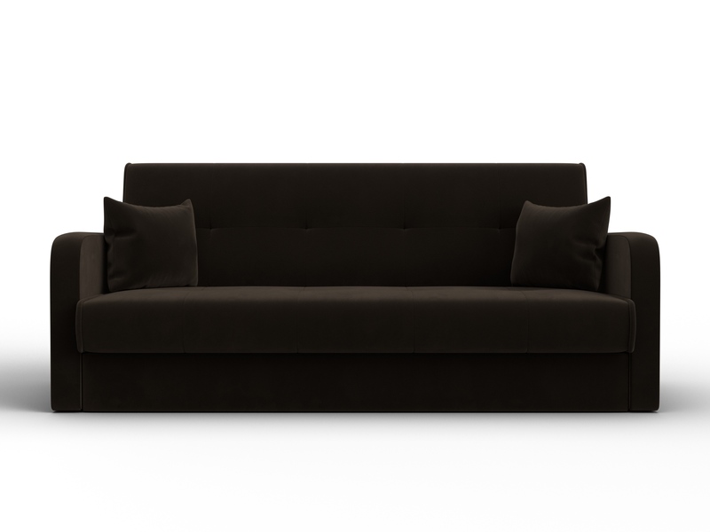 Диван-книжка Надежда, Микровельвет, Коричневый