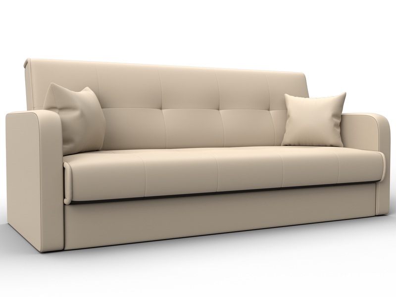 Диван-книжка Надежда, Экокожа, Бежевый