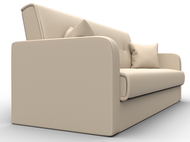 Диван-книжка Надежда, Экокожа, Бежевый