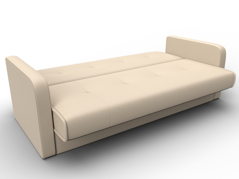 Диван-книжка Надежда, Экокожа, Бежевый