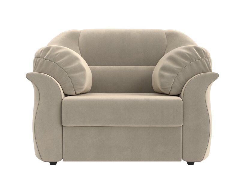 Кресло Карнелла, Микровельвет, Бежевый