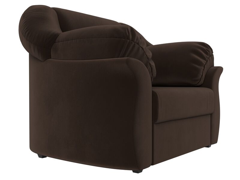 Кресло Карнелла, Микровельвет, Коричневый