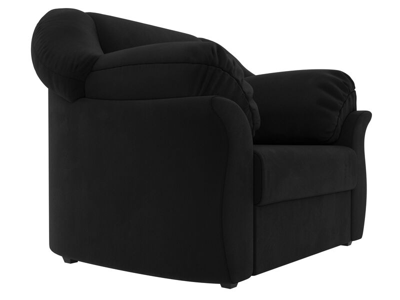 Кресло Карнелла, Микровельвет, Черный
