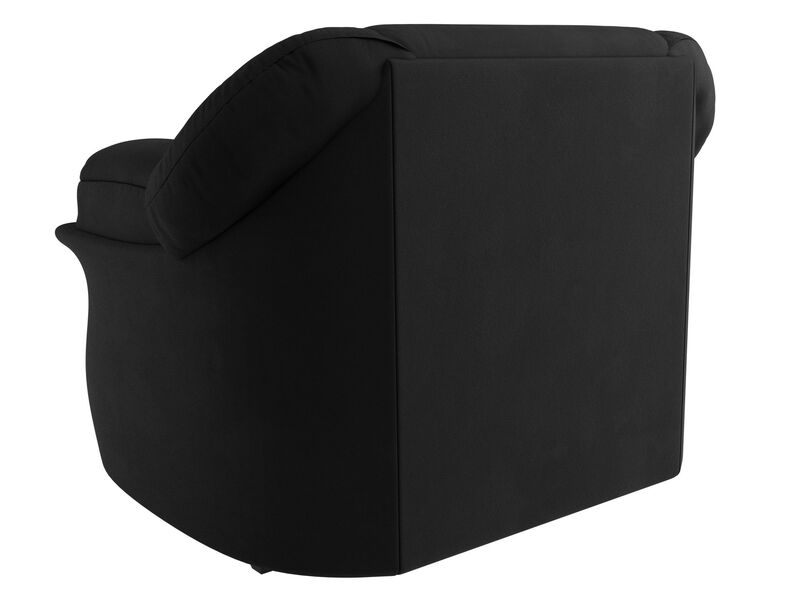 Кресло Карнелла, Микровельвет, Черный