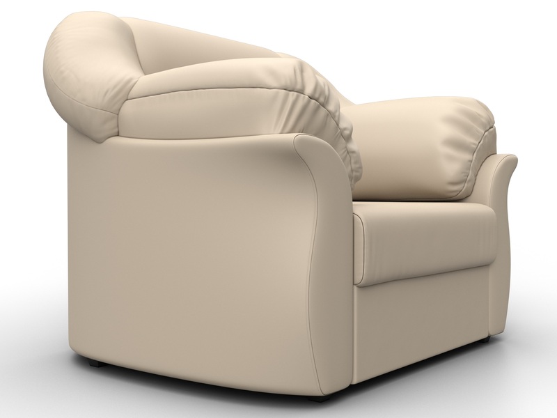 Кресло Карнелла, Экокожа, Бежевый
