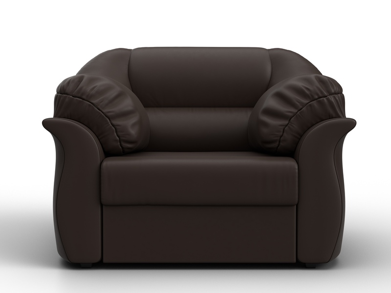 Кресло Карнелла, Экокожа, Коричневый