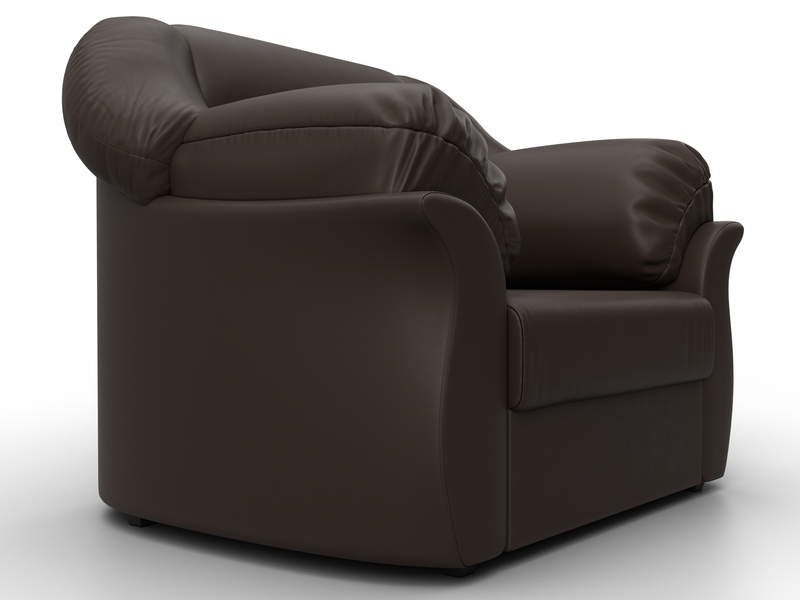 Кресло Карнелла, Экокожа, Коричневый