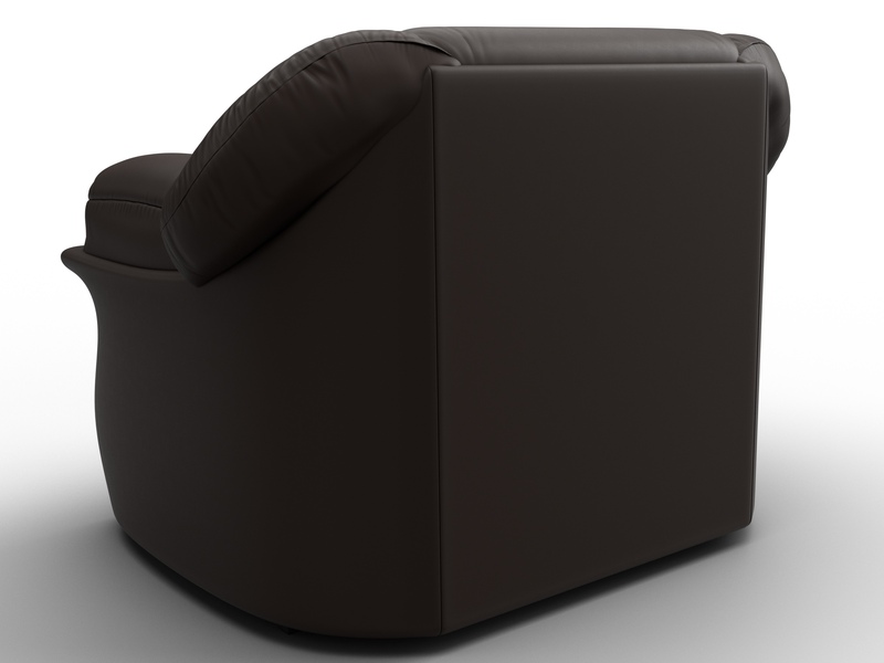 Кресло Карнелла, Экокожа, Коричневый