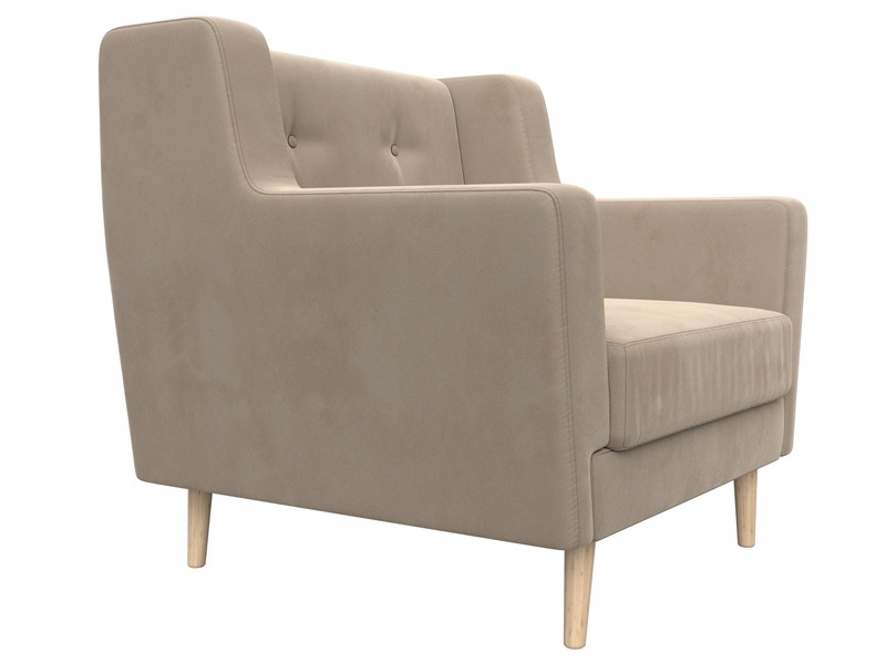 Кресло Брайтон, Велюр, SEVEN 729 бежевый