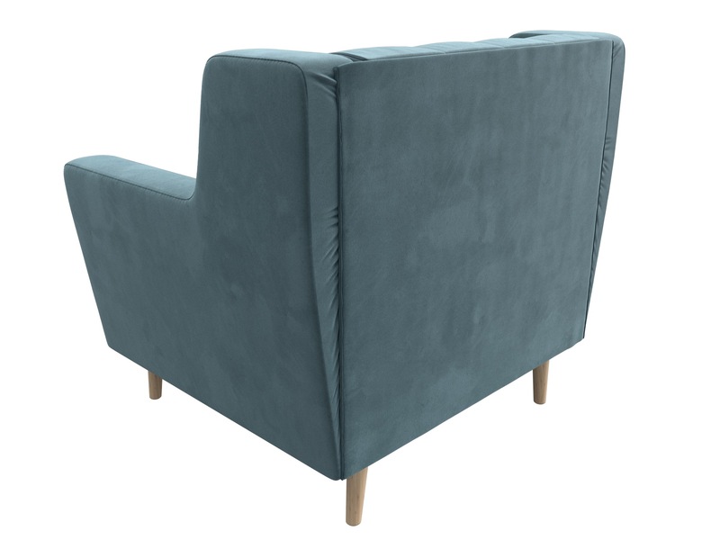 Кресло Брайтон Люкс, Велюр, SEVEN 113 бирюзовый