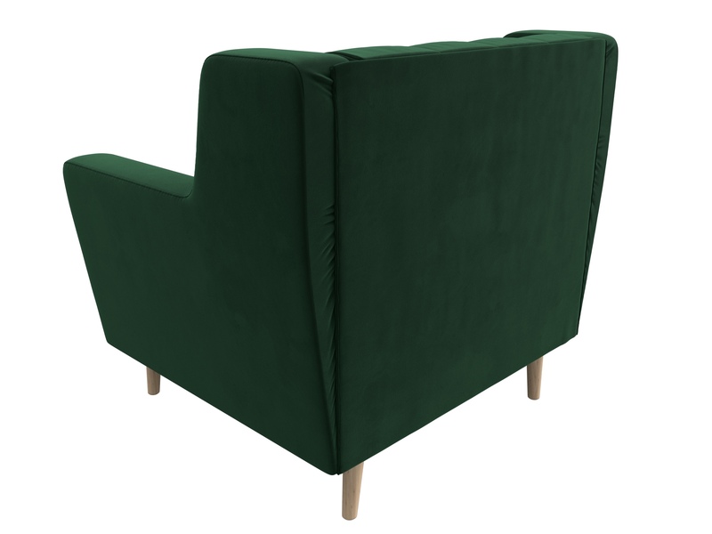 Кресло Брайтон Люкс, Велюр, SEVEN 626 зеленый