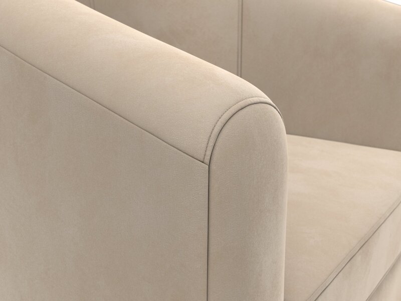 Кресло Норден, Велюр, SEVEN 729 бежевый