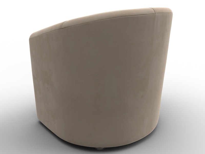 Кресло Норден, Велюр, SEVEN 729 бежевый