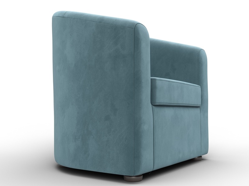 Кресло Норден, Велюр, SEVEN 113 бирюзовый