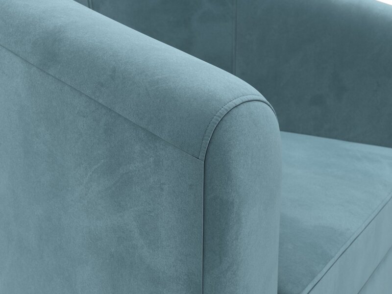 Кресло Норден, Велюр, SEVEN 113 бирюзовый