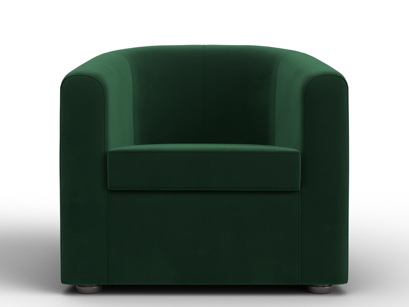 Кресло Норден, Велюр, SEVEN 626 зеленый