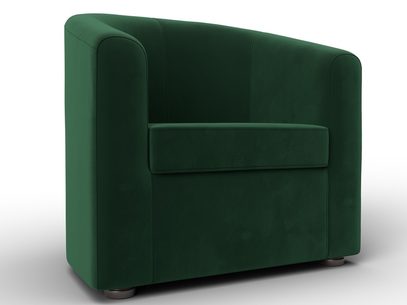 Кресло Норден, Велюр, SEVEN 626 зеленый