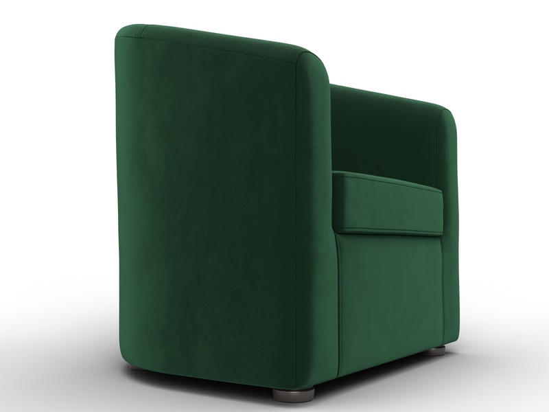Кресло Норден, Велюр, SEVEN 626 зеленый