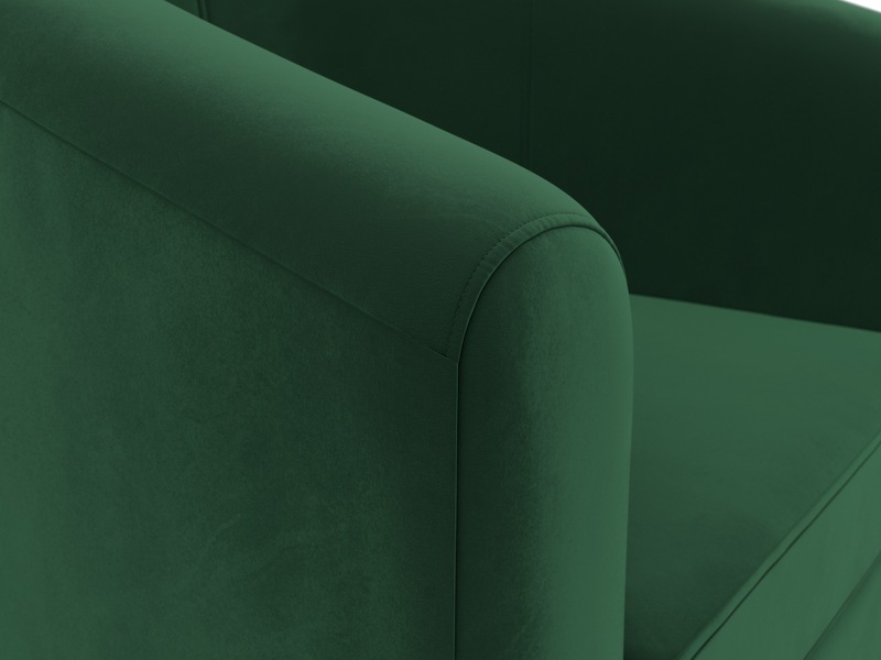 Кресло Норден, Велюр, SEVEN 626 зеленый