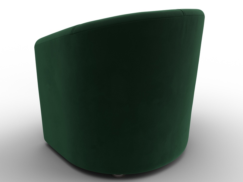 Кресло Норден, Велюр, SEVEN 626 зеленый