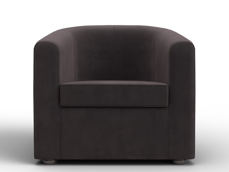Кресло Норден, Велюр, SEVEN 727 коричневый