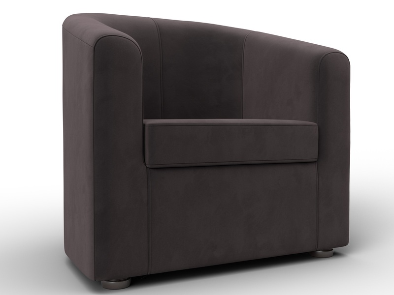 Кресло Норден, Велюр, SEVEN 727 коричневый