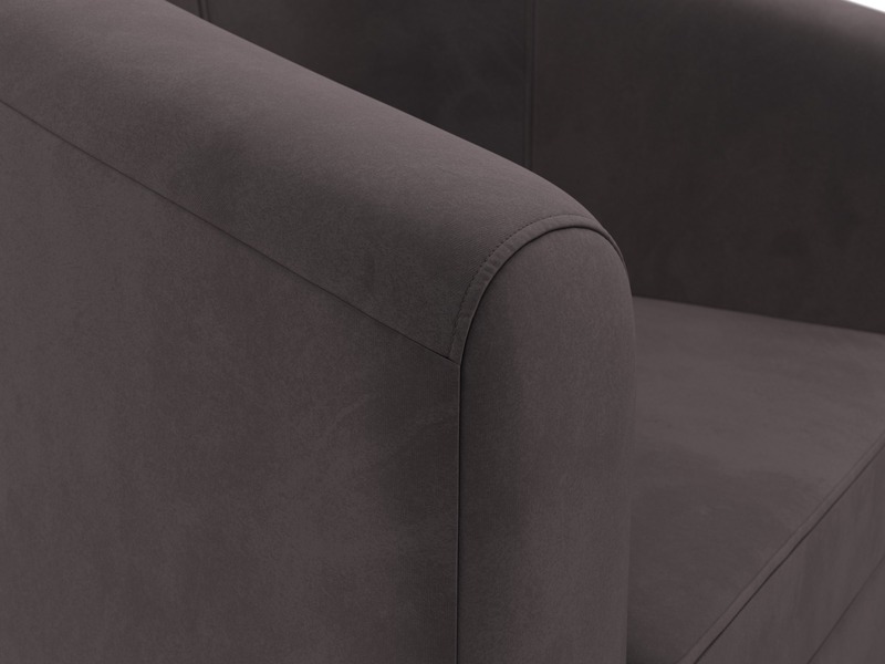 Кресло Норден, Велюр, SEVEN 727 коричневый