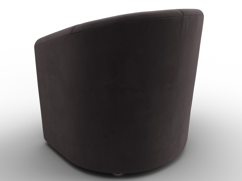 Кресло Норден, Велюр, SEVEN 727 коричневый