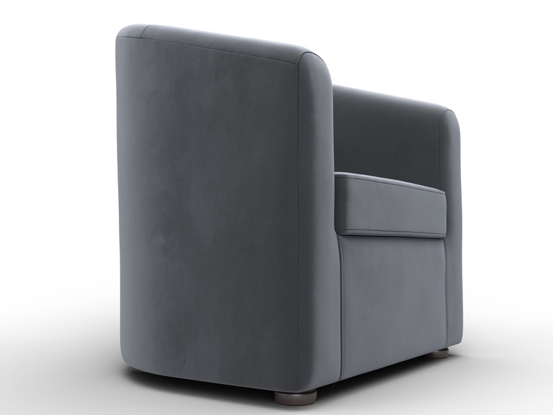 Кресло Норден, Велюр, SEVEN 17 серый