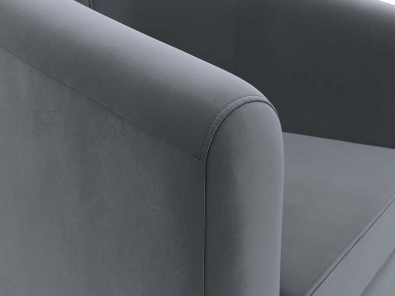 Кресло Норден, Велюр, SEVEN 17 серый