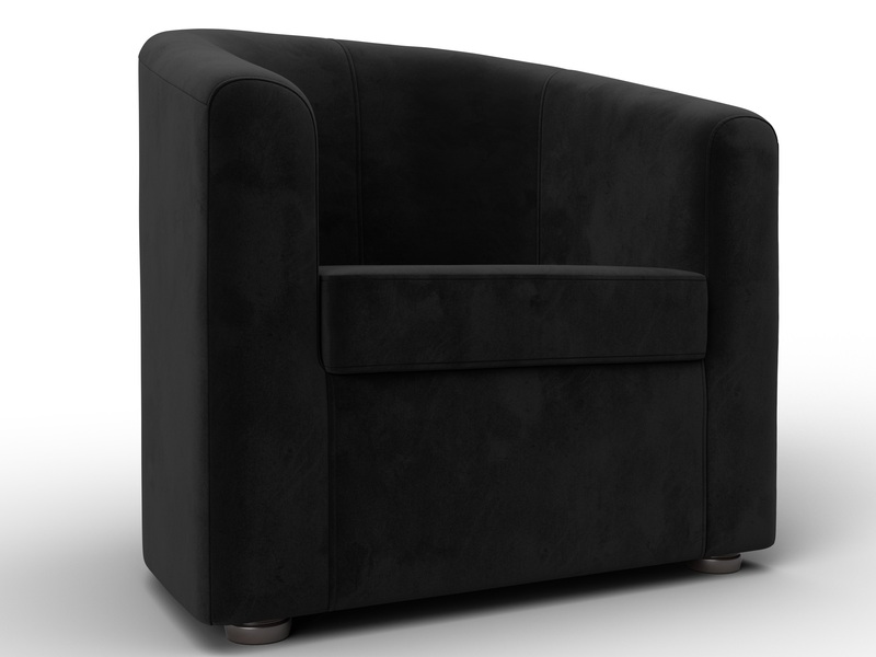 Кресло Норден, Велюр, SEVEN 35 черный