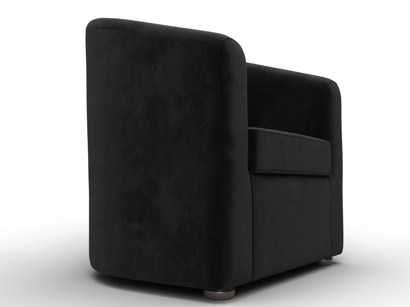 Кресло Норден, Велюр, SEVEN 35 черный