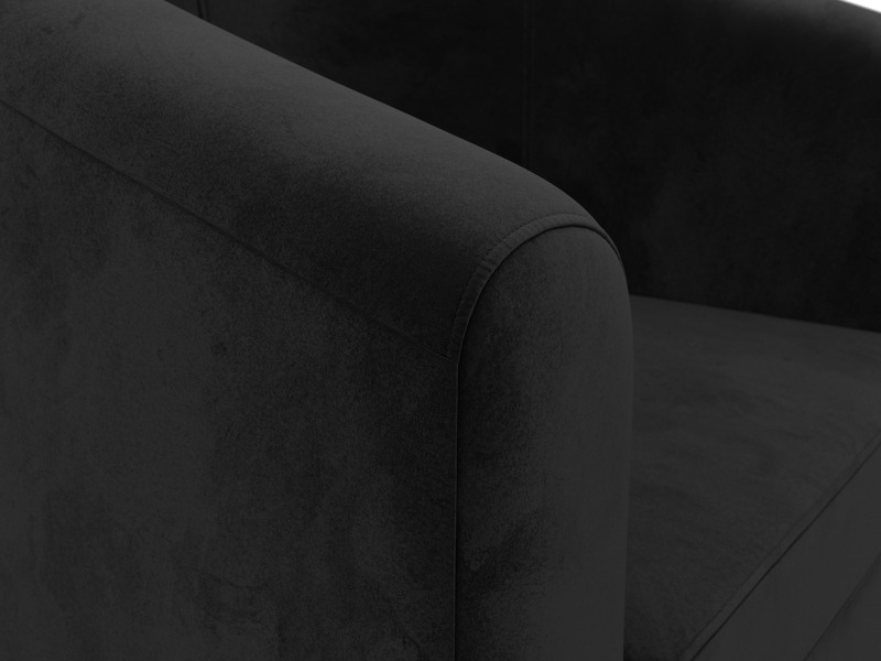 Кресло Норден, Велюр, SEVEN 35 черный