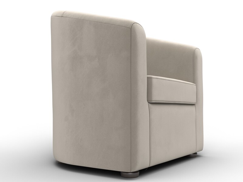Кресло Норден, Микровельвет, Бежевый