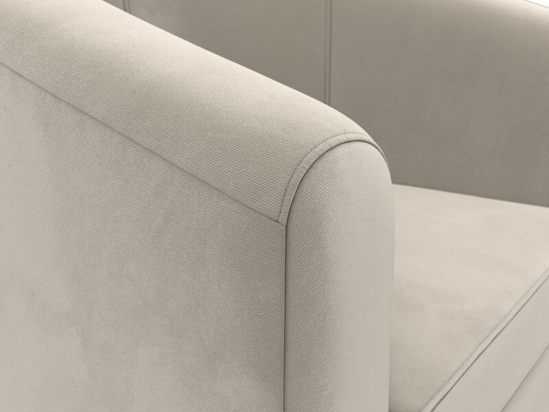 Кресло Норден, Микровельвет, Бежевый