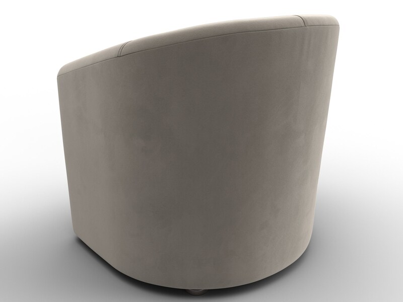 Кресло Норден, Микровельвет, Бежевый