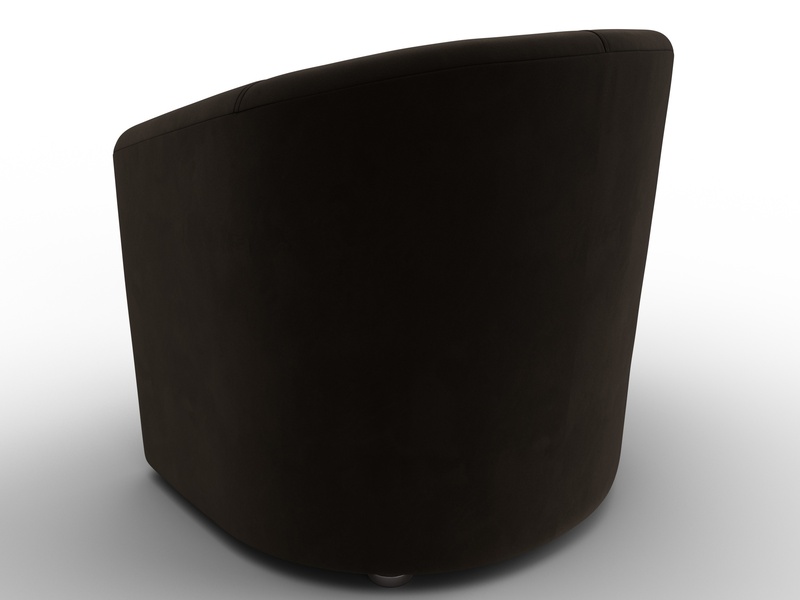 Кресло Норден, Микровельвет, Коричневый