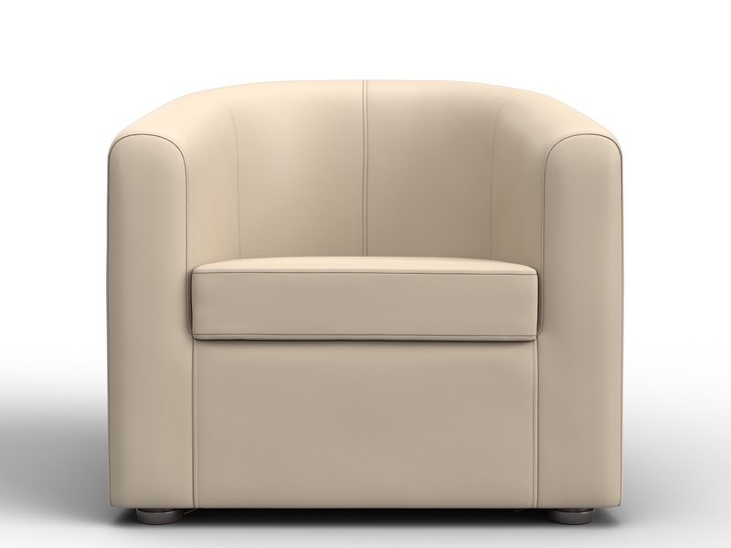 Кресло Норден, Экокожа, Бежевый