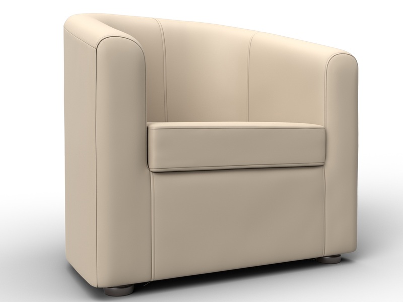 Кресло Норден, Экокожа, Бежевый