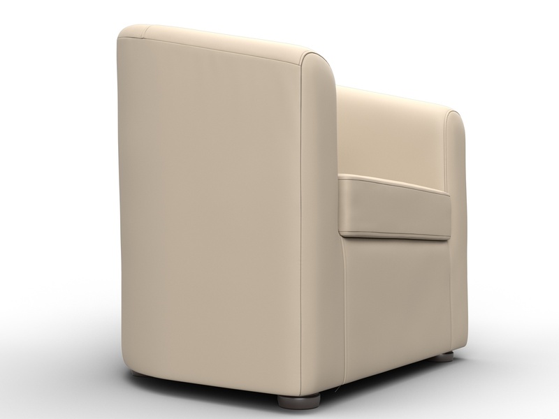 Кресло Норден, Экокожа, Бежевый
