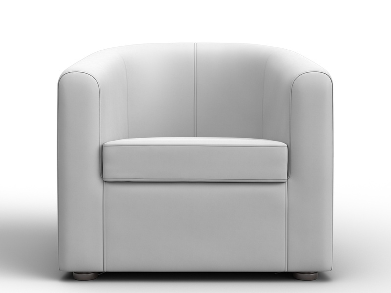 Кресло Норден, Экокожа, Белый