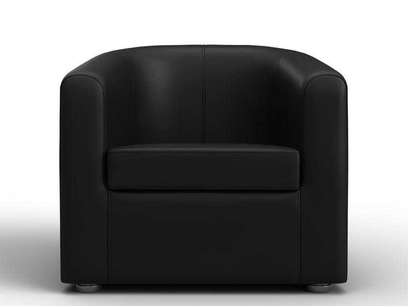 Кресло Норден, Экокожа, Черный