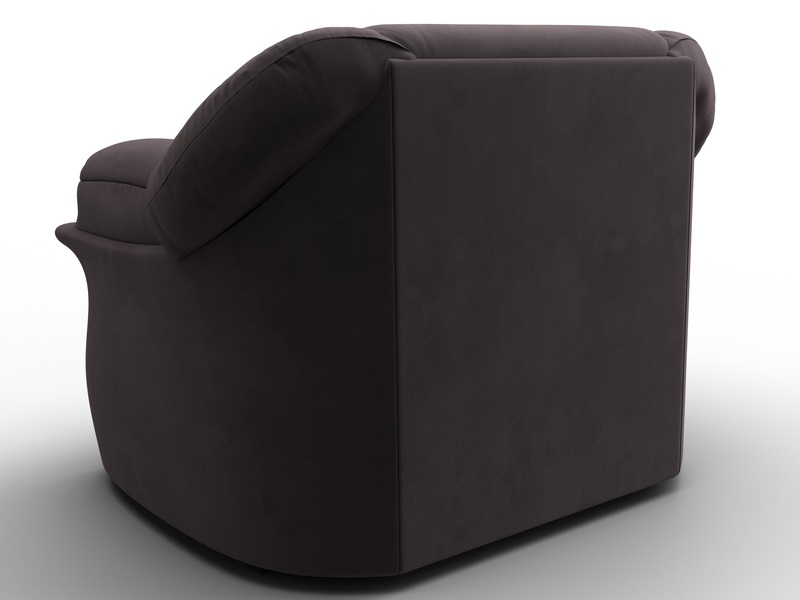 Кресло Карнелла, Велюр, SEVEN 727 коричневый