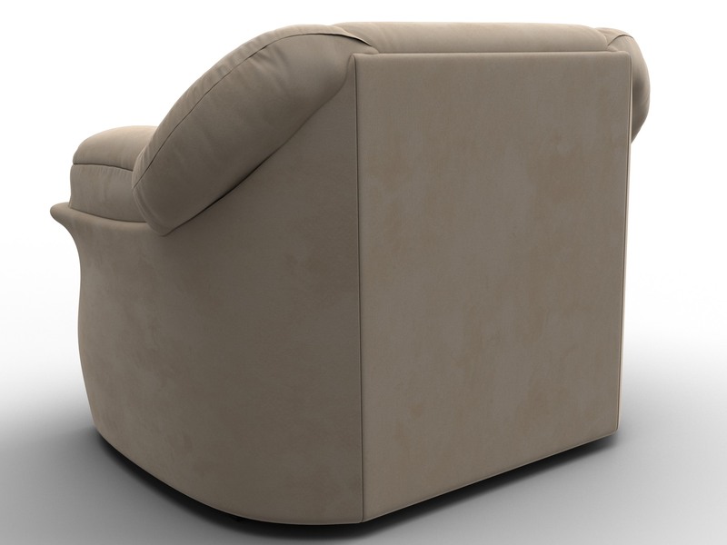 Кресло Карнелла, Велюр, SEVEN 729 бежевый