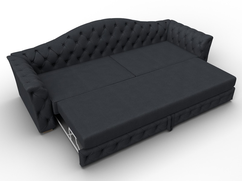 Диван прямой Артис, Замша, JOLY 16 темно-серый