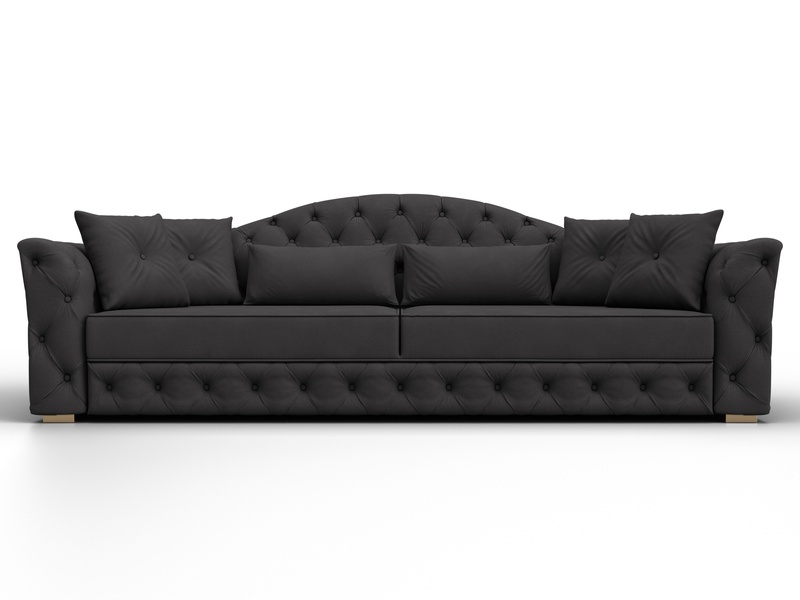 Диван прямой Артис, Замша, JOLY 08 коричневый