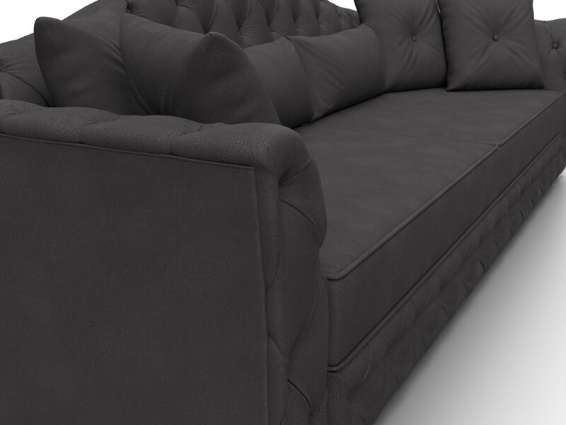 Диван прямой Артис, Замша, JOLY 08 коричневый